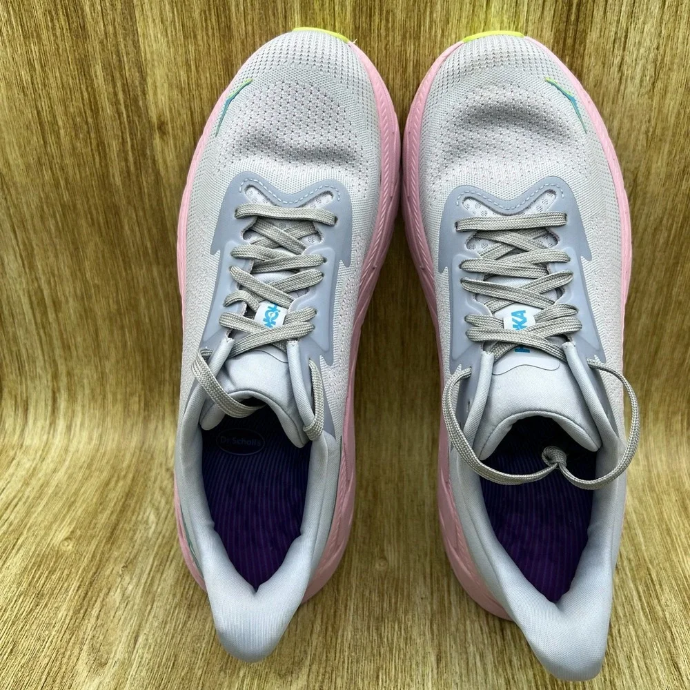 Hoka One One Arahi 7 Womens Size 11 Gull Pink Twilight Running Shoes 1147851 GLP